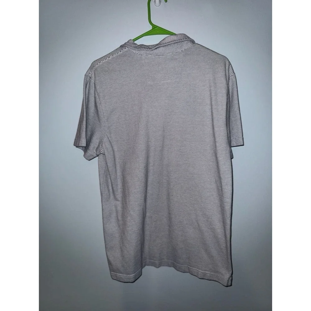 Banana Republic Striped Polo Shirt Size L/G